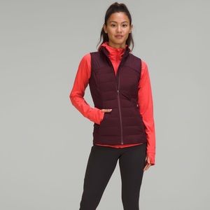 NWT Lululemon Down for it all Vest - Cassis Color